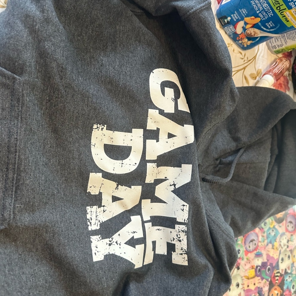 Size small unisex game day hoodie